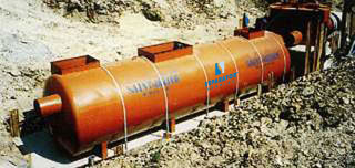 Zakotwiony separator.